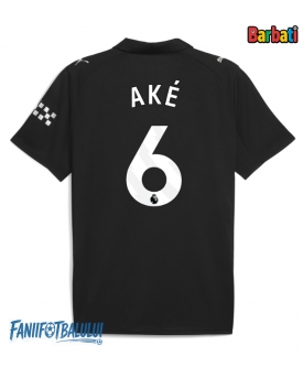 Manchester City Nathan Ake #6 Tricou Fotbal Replică 2025-26 Barbati Deplasare